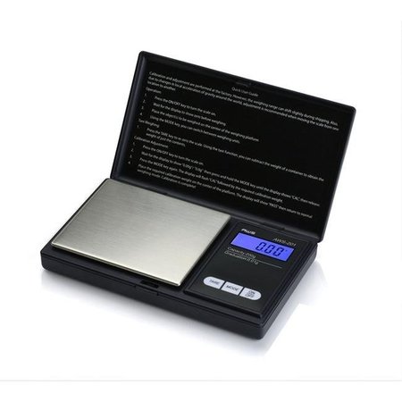 AMERICAN WEIGH SCALES American Weigh Scales AWS-201-BLK 200 x 0.01 g Digital Personal Nutrition Scale Pocket Size; Black AWS-201-BLK